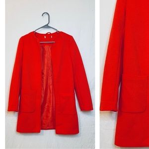 H&M orange red jacket | Size 2